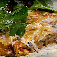 Wild Mushroom and Pecorino Lasagna