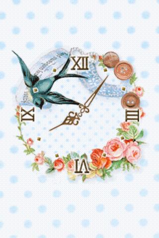 Sewing Bird ClockWidget