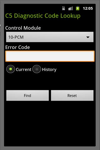 C5 Diagnostic Code Decoder