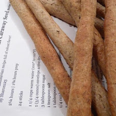 Rye Breadsticks With Caraway Seed