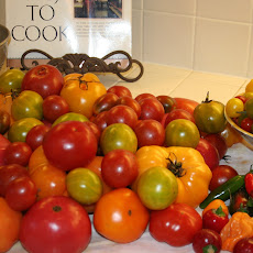 Countertop Heirloom Tomatoes With Brie