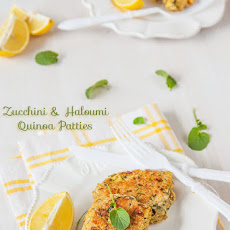 Zucchini and Haloumi Quinoa Patties
