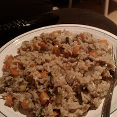 Tvp Mushrooms Rice Casserole