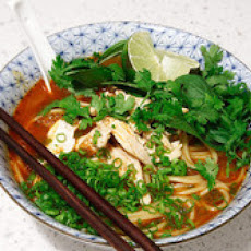 20-Minute Thai Red Curry Noodle Soup with Chicken