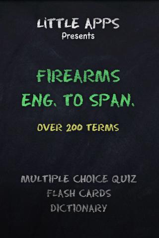 200 FIREARMS TERMS Eng Spanish