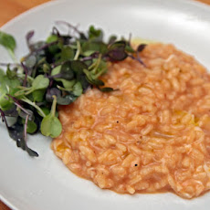 Dinner Tonight: Roasted Tomato Risotto with Fresh Mozzarella