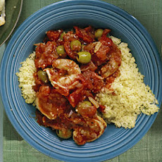 Shrimp with Tomatoes and Olives