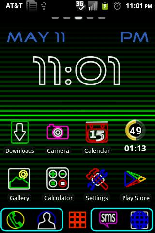 Neon Bar Signs GO Launcher EX