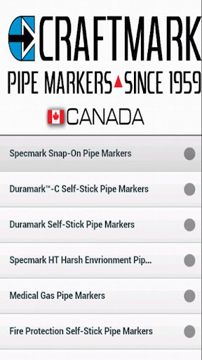 Craftmark Pipe Markers Canada