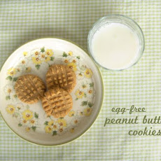 Egg-Free Peanut Butter Cookies