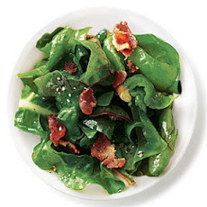 Warm Bacon Vinaigrette Swiss Chard