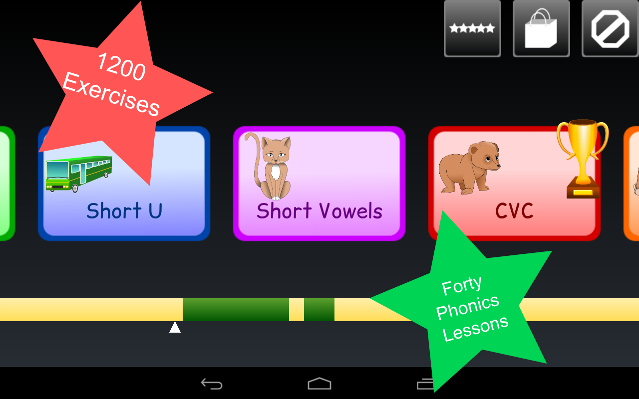 Android application Kids Phonics screenshort