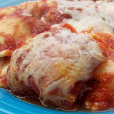 30-Minute Cheesy Baked Ravioli