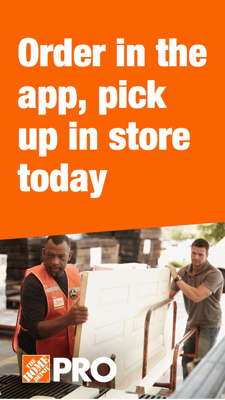 Android application The Home Depot Pro App screenshort