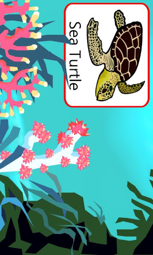 【免費教育App】Sea Creatures Voice Flashcards-APP點子