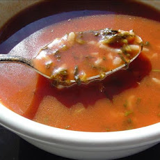 Tomato Florentine Rice Soup