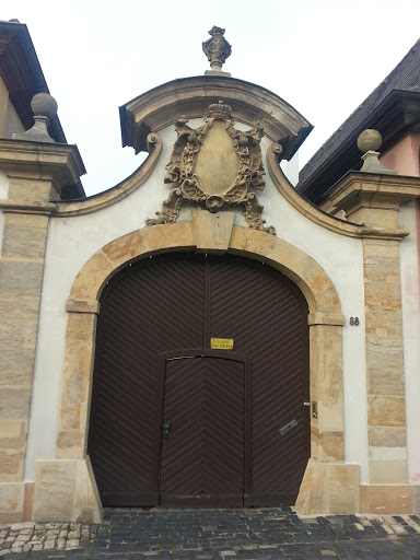 Historisches Wappen Über Portal
