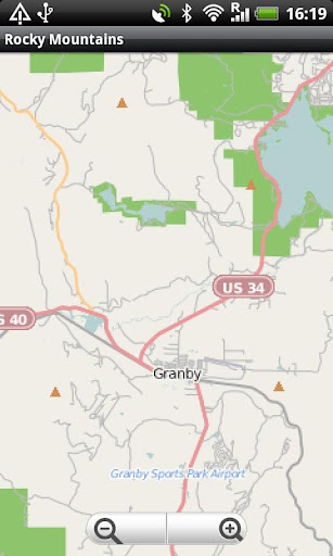 Rocky Mountain NP Arapaho Map