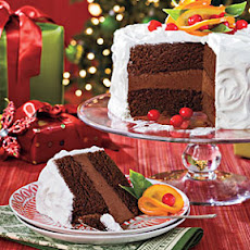 Chocolate-Citrus Cake With Candied Oranges