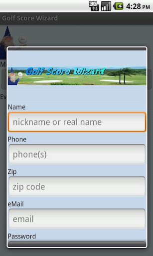 Golf Score Wizard