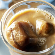 Iced Coffee With Ice Coffee Cubes
