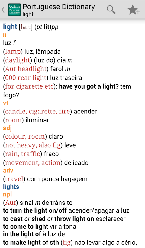 Collins Portuguese Dictionaryのおすすめ画像2
