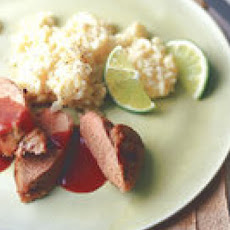 Pork Tenderloin with Spicy Strawberry Sauce