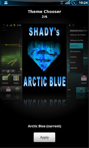 Shady Arctic Blue Theme CM7