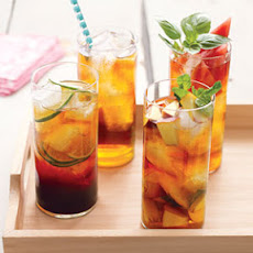 Watermelon and Basil Iced Tea