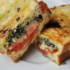 Pesto Grilled Cheese Sandwich