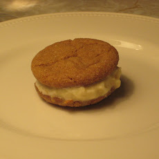Ginger Snap Ice Cream Sandwiches