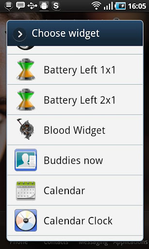 Blood Widget