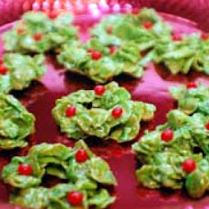 Holly Christmas Cookies