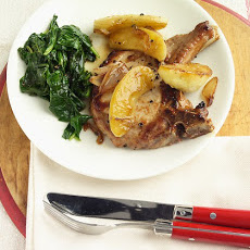 Pork Chops with Apples And Shallots