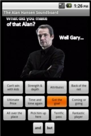 The Alan Hansen Soundboard