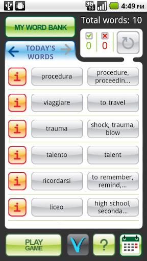 MyWords - Learn Italian