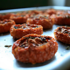 Slow Roasted Tomato, Caramelized Onion and Goats Cheese Tart