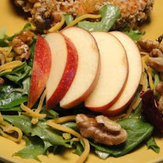 Apple Cheddar Salad With Maple Dressing