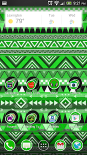 How to install Aztec Tribal Green Theme 1.1 unlimited apk for laptop