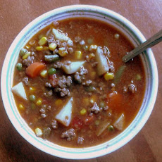 Zippy Hamburger Soup