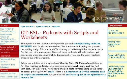 QualityTime-ESL Podcasts