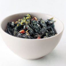 Brown-Butter Creamed Winter Greens