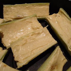 Mango Stuffed Celery Bites