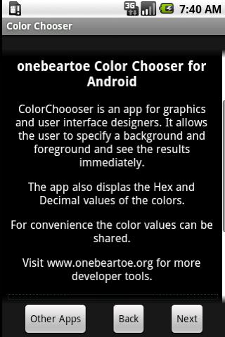 Color Chooser