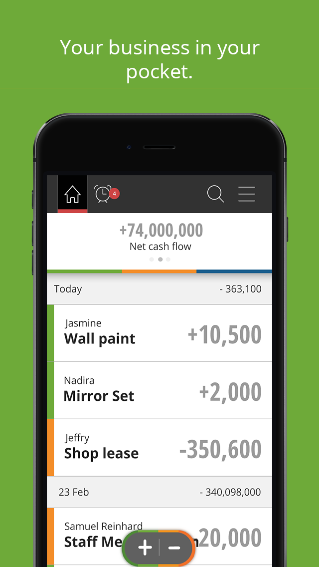 Android application Cashflow screenshort
