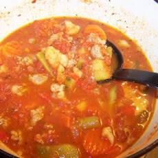 Hot Italian Sausage Soup