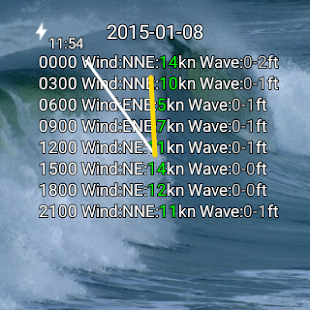 Surf Watch Face Wind Wave Info