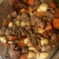 Maple Sweet Potatoes With Apple and Bacon
