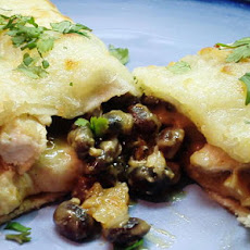 Black and White Enchiladas