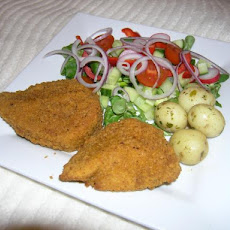 Chicken Kiev With Butter Bean Mash